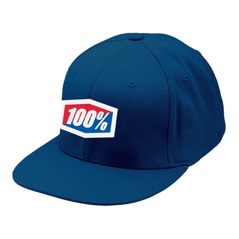 Бейсболка 100% Official J-Fit Flexfit Hat Navy (2018) S/M