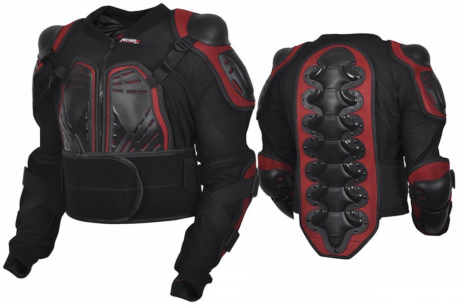 Куртка защитная (черепаха) Protection Jacket черно-красный XXXL MICHIRU