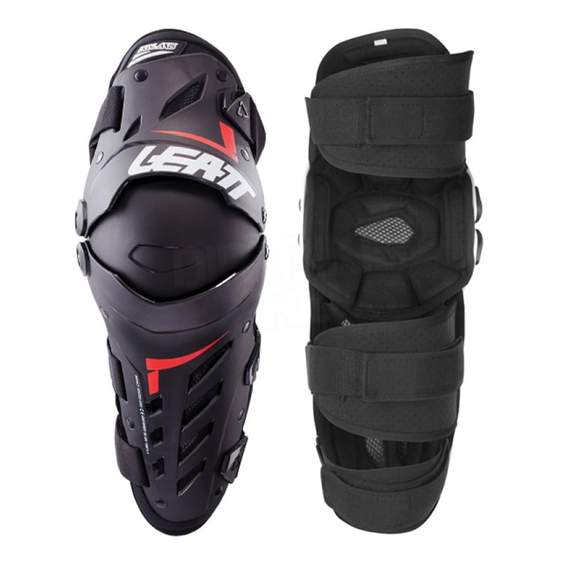 Защита колена LEATT DUAL AXIS BLACK/RED
